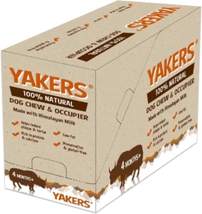 Yakers Crunchy Bites, Natural Dog Treats, 70 g (Pack of 5) Himalayan Milk