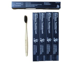 50x Bamboo Toothbrush Biodegradable Organic Sustainable Charcoal Bristles