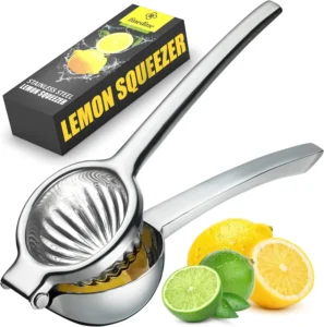 10 FineDine Stainless Steel Manual Citrus Juicer, Juice Sauces Lemon Lime