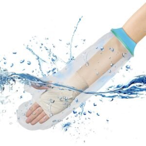 5x Waterproof Adult Half Arm Protector Cast Cover for Bath Shower Reusable Sleeve